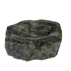 Labradorite Gemstone Dish - 5 lbs. 10 oz. | Crystal Bowl, Polished Geode